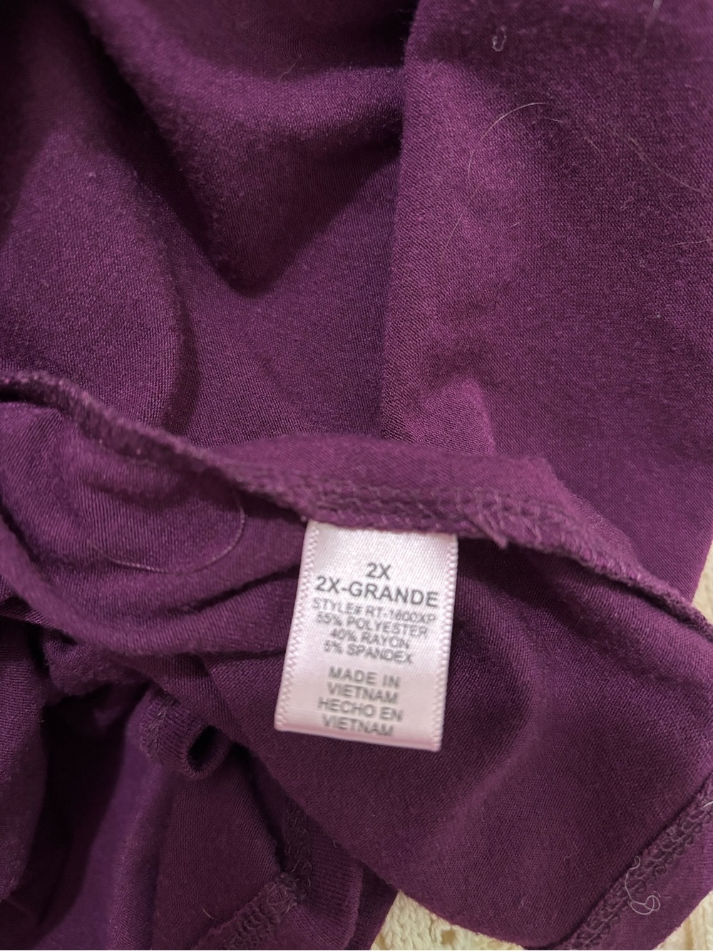 🔥5 for $25🔥 Zenana Premium Plum V-Neck Sleeveless Swing Tunic Dress - Picture 6 of 8